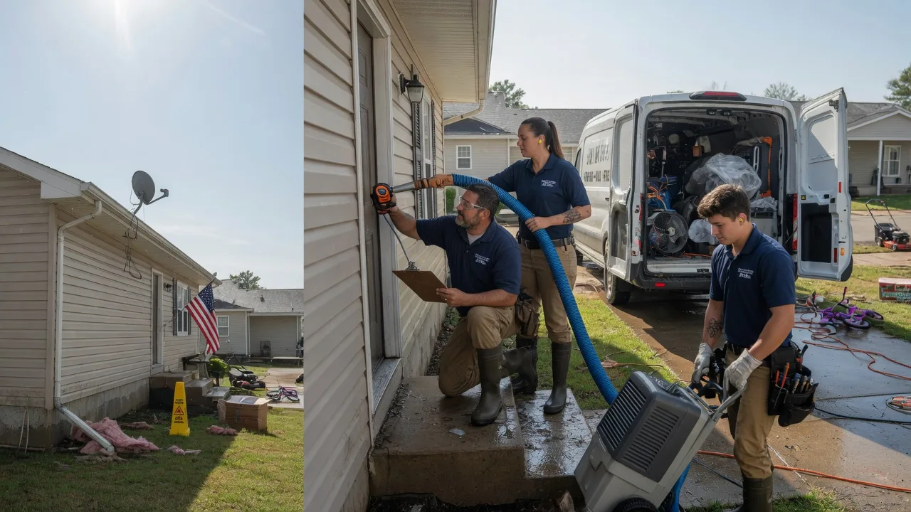 Ceiling Water Damage Restoration in Gypsum, OH near me